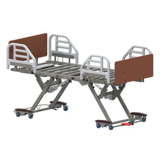 Drive P750 Prime Plus Care Hospital bed with adjustable head and foot sections on a white background