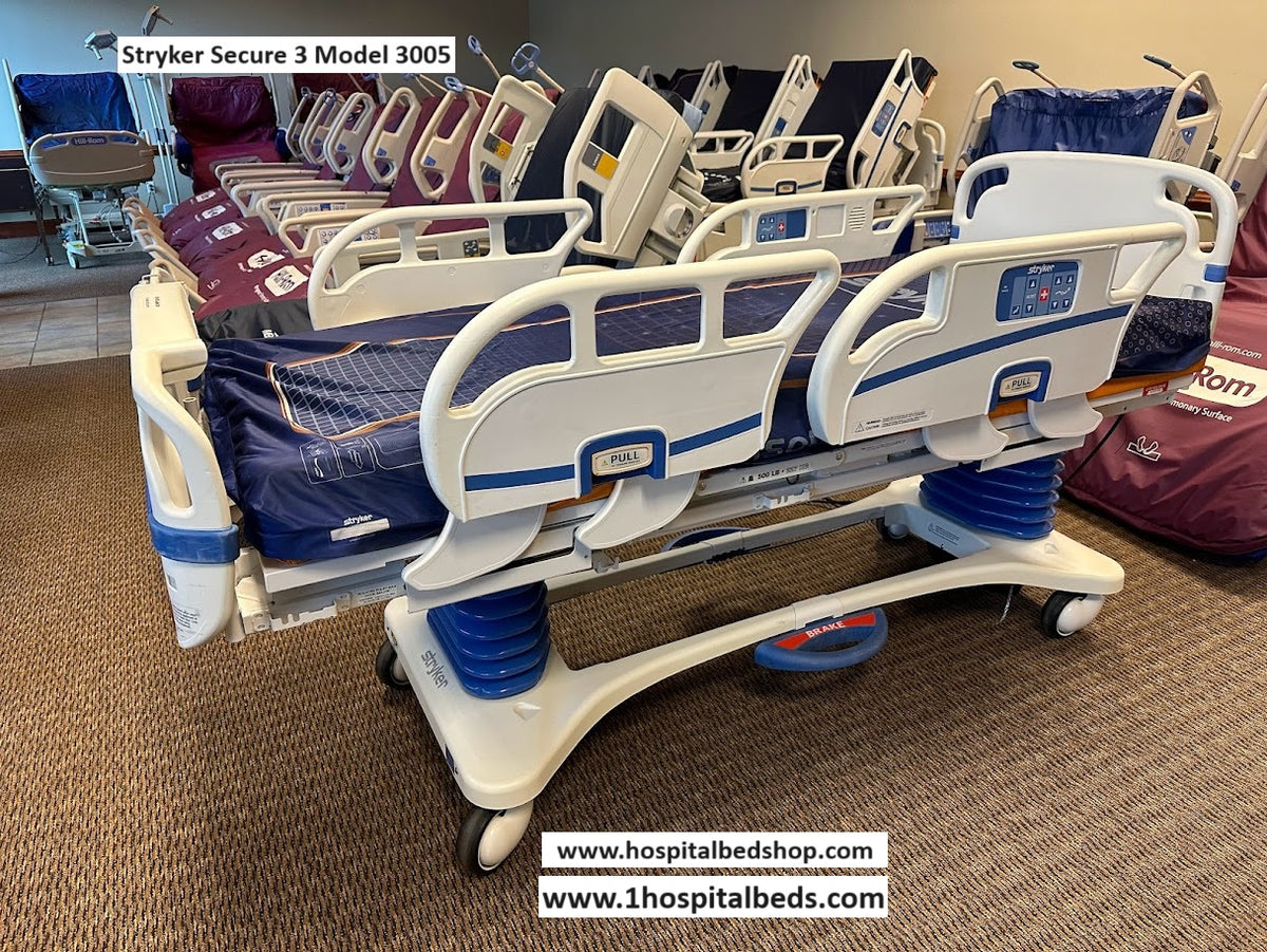 Stryker Secure 3 Model 3005 Hospital Bed