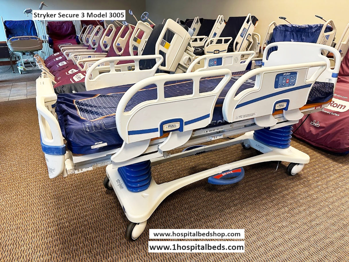 Stryker Secure 3 Model 3005 Hospital Bed