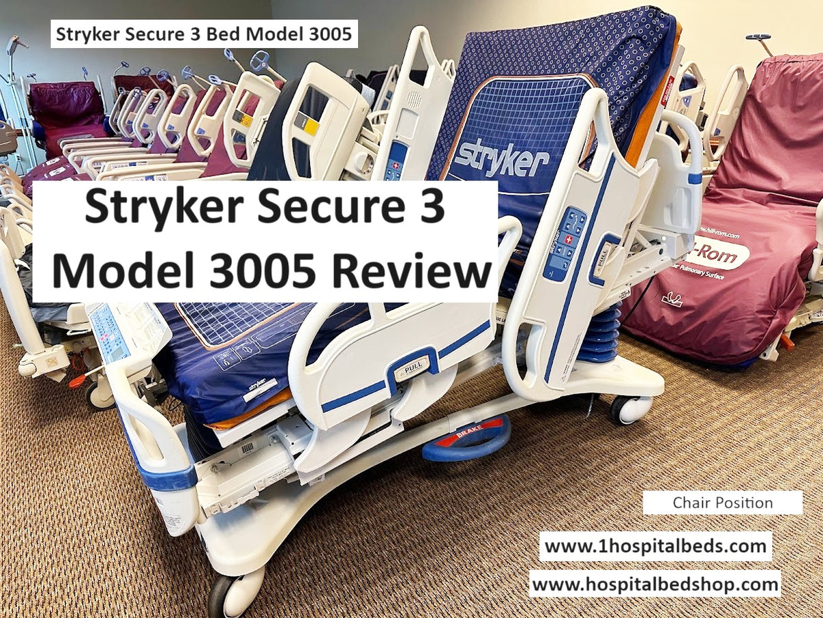 Stryker Secure 3 Model 3005 Hospital Bed